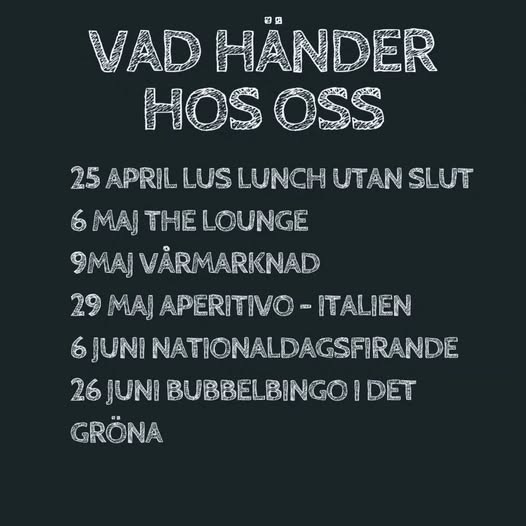 Vad händer på Café Villa Ed